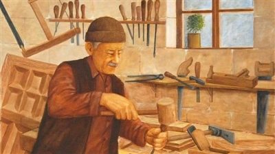 قصة الملك والنجار