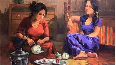 ربة المنزل وجارتها