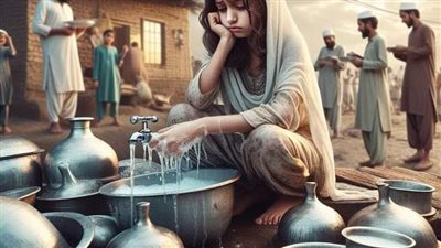 كان هنا اثنتين اخوات يعيشان مع والدهما