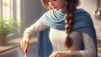التلميذه والطعام