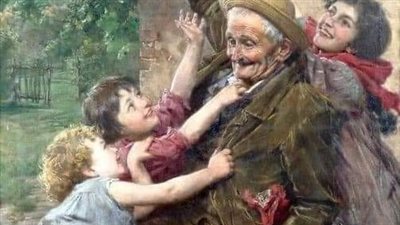 الجدة والفتيات الثلاثة