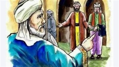 دخول رجلان المحكمه ووقفا امام القاضى