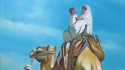 التاجر والابل