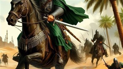 الرسول صلى الله عليه وسلم والصحابي الاسود