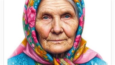 الام العجوز 